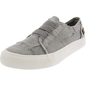 Blowfish Malibu Distressed Gray Sneakers Sz 7.5